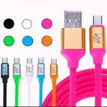 Cabo de Dados USB TIPO-C Emborrachado Colorido 1.2 Metros Kapbom KAP-311-TPC / AL-311 Cabo de Dados USB TIPO-C Emborrachado Colorido 1.2 Metros Kapbom KAP-311-TPC / AL-311