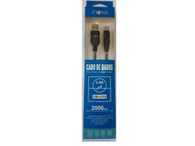 Cabo De Dados Usb Tipo C Inova CBO-5783 A 2 Metros Cabo De Dados Usb Tipo C Inova CBO-5783 A 2 Metros