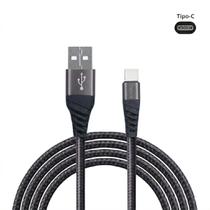 Cabo De Dados Usb / Tipo-c Nylon Trançado 1 Metro Md-6009