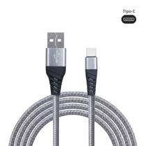 Cabo De Dados Usb / Tipo-c Nylon Trançado 1 Metro Md-6009