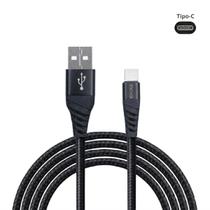 Cabo De Dados Usb / Tipo-c Nylon Trançado 1 Metro Md-6009