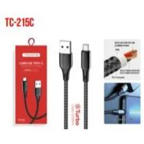 Cabo de Dados USB Tipo-C Turbo 1.2m 5V 2.4A - Tomate TC-215C