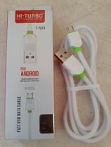 Cabo De Dados Usb Tipo V8 Hi-Turbo T-702A Cabo De Dados Usb Tipo V8 Hi-Turbo T-702A