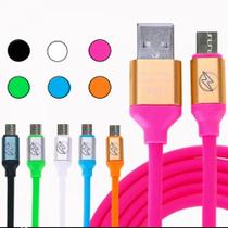Cabo de Dados USB V8 Emborrachado Colorido 1.2 Metros Kapbom KAP-311-V8 Cabo de Dados USB V8 Emborrachado Colorido 1.2 Metros Kapbom KAP-311-V8