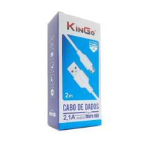 Cabo De Dados Usb V8 Kingo 2M 2.1A Para Zenfone Maxshot