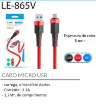Cabo de dados V8 1,2M LE-865V IT BLUE