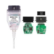 Cabo De Diagnóstico OBD2 Toyota Mini VCI TIS Techstream 18.00.008 Com Chip Completo FTDI
