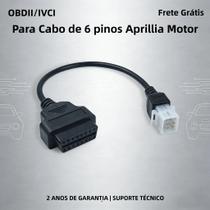 Cabo De Diagnóstico Para Motocicletas Aprillia 6PIN Para 16PIN, Conector De Extensão Para Ferramenta Cabo De Diagnóstico Para Motocicletas Aprillia 6PIN Para 16PIN, Conector De Extensão Para Ferramenta