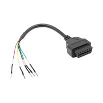 Cabo De Diagnóstico Universal OBD2 16 Pinos K Line CAN Para Teste De ECU E Injeção De Combustível Em