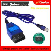 Cabo De Diagnóstico VAG KKL Fiat ECUSCAN OBD2 Ferramenta De Interface USB Para VW AUDI Seat Skoda