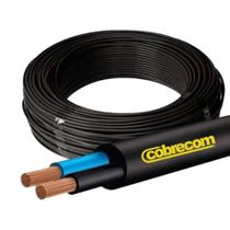Cabo De Eletrica Pp 2x1,00mm 60 Metros