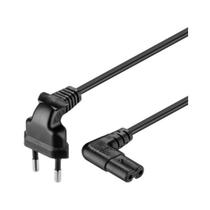Cabo de Energia Bipolar 1,5m - Pluge em L Tipo 8 Ideal para TVs, Monitores e Eletrônicos - CBF 21001