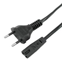 Cabo De Energia Bipolar Com 60cm Corrente De Até 10a Potente Cabo De Energia Bipolar Com 60cm Corrente De Até 10a Potente