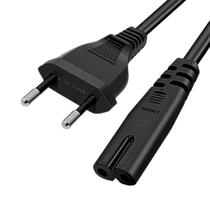 Cabo De Energia Bipolar Para PS3 PS4 TV Impressora Rádio 1,80Mt