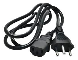 Cabo De Energia/Força Tripolar 10A 250V 3x0,75 150cm 3 Pinos