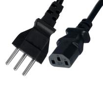 Cabo de Energia para Fonte de Computador MD9, 3 Metros, Preto - 6065 Cabo de Energia para Fonte de Computador MD9, 3 Metros, Preto - 6065