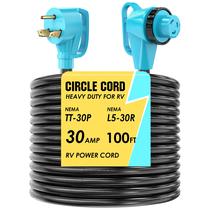 Cabo de Energia para RV CircleCord 30 Amp 30,5 m 10 AWG Resistente