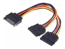 Cabo De Energia Y Splitter Sata 15 Pinos P/ Hd Dvdrw Desktop
