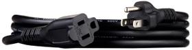 Cabo de Extensão Amazon Basics 1,8m (13A 125V) - Preto - Uso Interno