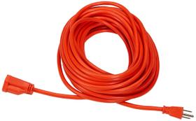 Cabo de extensão Amazon Basics 50 pés e 3 pinos 13A 1625W 125VAC Cabo de extensão Amazon Basics 50 pés e 3 pinos 13A 1625W 125VAC