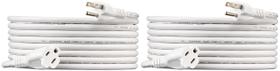 Cabo de extensão Amazon Basics Indoor 13A 125V 4,5 m branco x2 Cabo de extensão Amazon Basics Indoor 13A 125V 4,5 m branco x2