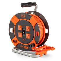 Cabo de Extensão BLACK+DECKER 50 Pés - 4 Tomadas - 14AWG