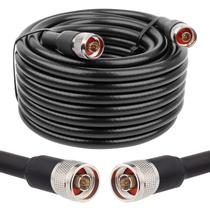 Cabo de extensão coaxial MOOKEERF KMR400 N macho para N macho 35 pés
