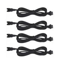 Cabo de extensão: conjunto de cabos e cabos NBWDY RGB LED 150 cm, 4 unidades Cabo de extensão: conjunto de cabos e cabos NBWDY RGB LED 150 cm, 4 unidades