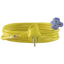 Cabo de extensão Conntek 2,7 m, calibre 16/3, plugue I-Ring amarelo
