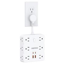 Cabo de extensão curto Power Strip HOPOW 10 cm 12 AC 4 USB