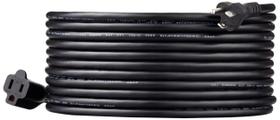Cabo de extensão de alimentação Amazon Basics 25 pés 13A 125V preto