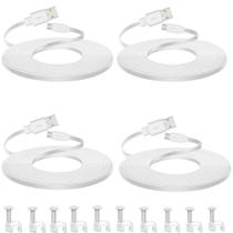 Cabo de extensão de alimentação Smays de 25 pés para Wyze Cam Pan v2, Blink Mini