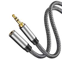 Cabo de extensão de áudio Tan QY 3,5 mm macho para fêmea 12 m Cabo de extensão de áudio Tan QY 3,5 mm macho para fêmea 12 m