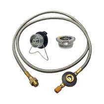 Cabo De Extensão De Conexão De Tanque De Gás Plano De 1M Para Adaptador De Inflação De Fogão De