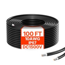 Cabo de extensão de painel solar VEVOR 100FT 10AWG 6mm² IP67