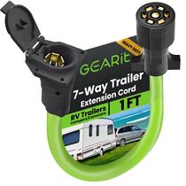 Cabo de extensão de reboque GearIt 7-Way 7 pinos 30 cm para Gooseneck