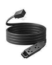 Cabo de extensão DEWENWILS 15FT Flat Plug 13A/125V/1625W preto