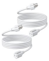 Cabo de extensão DEWENWILS 6 pés 16 AWG SJTW à prova de intempéries, pacote com 2