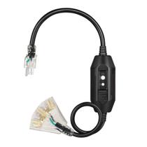 Cabo de extensão DEWENWILS de 3 pés automático GFCI 12/3 Gauge Outdoor