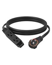 Cabo de extensão DEWENWILS, plugue giratório de 360 de 10 pés e 3 saídas