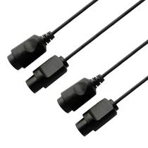 Cabo de extensão do controlador N64, pacote com 4, 1,8 m da tesha Cabo de extensão do controlador N64, pacote com 4, 1,8 m da tesha