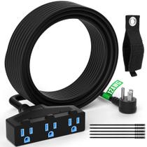 Cabo de extensão Elecan 20 pés 3 tomadas 12AWG 15A 125V ETL listado Cabo de extensão Elecan 20 pés 3 tomadas 12AWG 15A 125V ETL listado