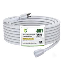 Cabo de extensão EP 12/3 SJTW 15A 125V 40 pés com plugue de 3 pinos