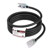 Cabo de extensão EP 15 pés 14 calibre 3 pinos SJTW 15A 125V preto