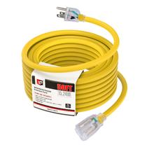 Cabo de extensão EP 15A 125V 50 pés 14 calibre SJTW com plugue de 3 pinos