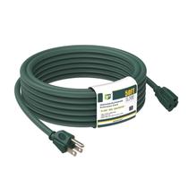 Cabo de extensão EP 15m verde ao ar livre 16/3 SJTW 13A 1625W UL Cabo de extensão EP 15m verde ao ar livre 16/3 SJTW 13A 1625W UL
