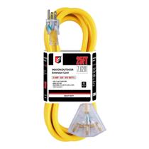 Cabo de extensão EP 25 pés 12 calibre 12 Heavy Duty 15A 125V 1875W