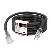 Cabo de extensão EP 25 pés iluminado ao ar livre 10/3 SJTW 15A 125V