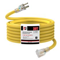 Cabo de extensão EP 30 pés 12/3 SJTW Heavy Duty com plugue de 3 pinos