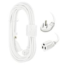 Cabo de extensão EP, plugue plano de 25 pés, 16 AWG, 3 pinos, aterrado
